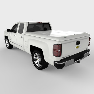 UnderCover LUX 2014-2018 (2019 Legacy) Chevrolet Silverado 1500/2015-2019 2500 HD/3500 HD 6' 6 Bed Std/Ext/Crew Cab 50(GAZ)(WA8624)-Summit White UC1126L-50