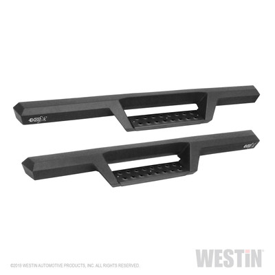 HDX Drop Nerf Step Bars Textured Black 56-14055
