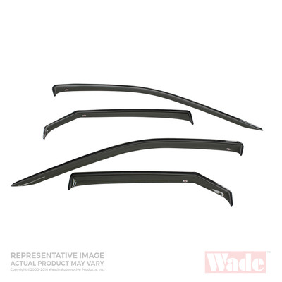 Tape On Wind Deflector 4pc Smoke 72-35428