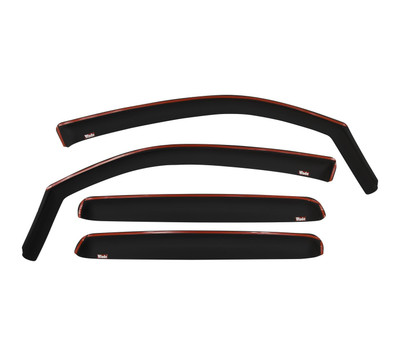 Matte In-Channel Wind Deflector 4pc Matte Black 72-51995