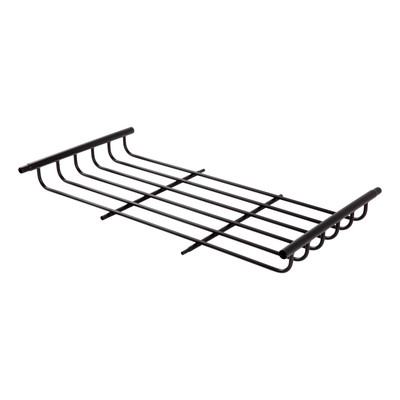 6 sq. ft. Black Steel Roof Rack Cargo Carrier Extension 18124