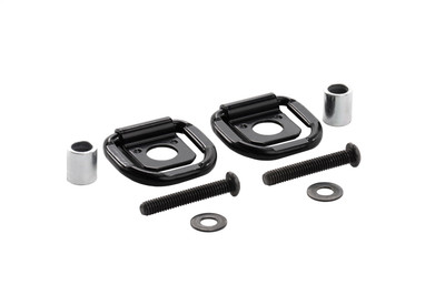 DECKED D-rings - cargo tie downs - one (1) set of two (2) A0087-RING-BLK