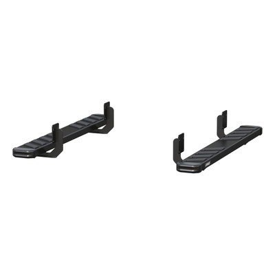 ARIES 2554024 NovaTrac 6in. x 53in. Black Steel Running Boards; Select F-250; F- 2554024