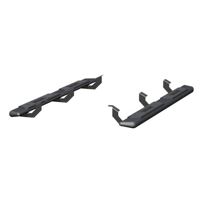 ARIES 2558027 AscentStep Black Steel 5-1/2 x 75-Inch Truck Running Boards; Selec 2558027