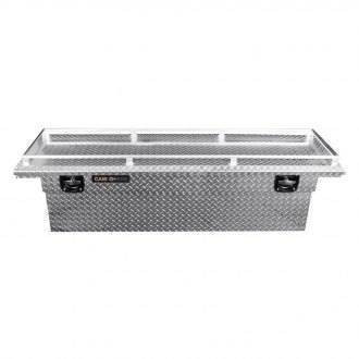 71" King Size Tool Box - Low Profile Lid - with Rail - Polished KS71LPRL