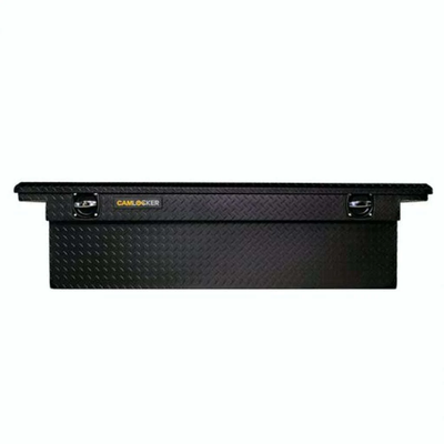 71" King Size SlimLine Tool Box - Low Profile Lid - with Rail - Matte Black KSL71LPRLMB