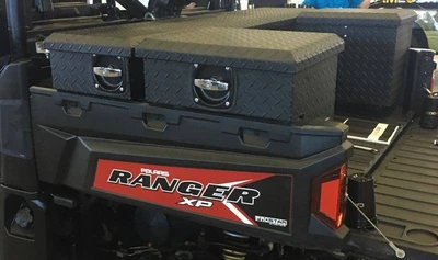 UTV 18" Short Side Mount Tool Box - Pair - Matte Black SXSSMBSHORTMB
