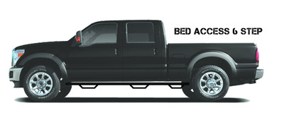 Podium SS - W2W w/Bed Acs (3 Steps) - 17-26 F250/350 6.75 Crew - SS HPF17105CC-6-SS
