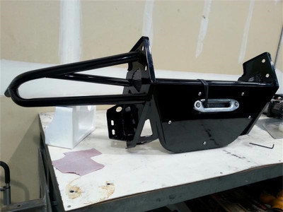 RSP PreRunner Front Bumper - Direct Fit (2-30 Rigid E) - 05-15 Tacoma-Gloss Blk T052LRSP