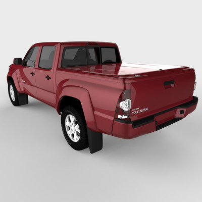 UnderCover LUX 05-15 Toyota Tacoma 5' Bed Crew Cab with Deck Rail System 3R3-Red UC4056L-3R3 UnderCover LUX 05-15 Toyota Tacoma 5' Bed Crew Cab with Deck Rail System 3R3-Red UC4056L-3R3
