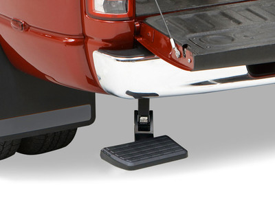 AMP Research 75304-01A BedStep Retractable Bumper Step for 2002-2008 Ram 1500, 2003-2009 Ram 2500/3500