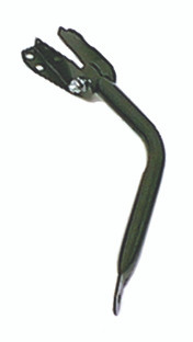 Mirror Arm and Bracket, Black, Right Side; 55-86 Jeep CJ Models