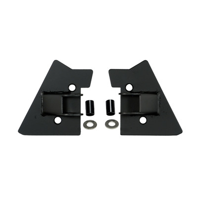 Mirror Relocation Brackets, Black; 97-02 Jeep Wrangler TJ Mirror Relocation Brackets, Black; 97-02 Jeep Wrangler TJ
