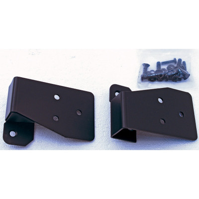 Mirror Relocation Brackets, Black; 03-06 Jeep Wrangler TJ Mirror Relocation Brackets, Black; 03-06 Jeep Wrangler TJ