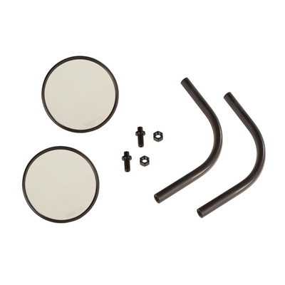 Trail Mirror, Round, Pair; 2018-21 Jeep JL/JT