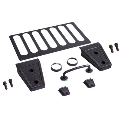 Hood Dress Up Kit, Black; 13-16 Jeep Wrangler JK Hood Dress Up Kit, Black; 13-16 Jeep Wrangler JK