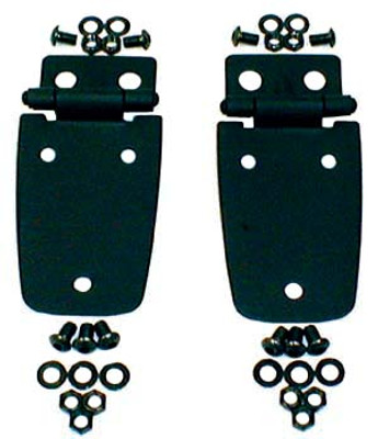 Hood Hinges, Black; 97-06 Jeep Wrangler TJ Hood Hinges, Black; 97-06 Jeep Wrangler TJ