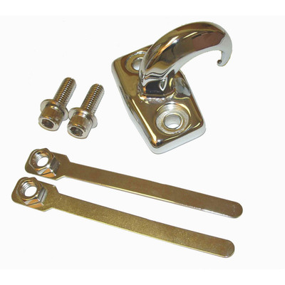 Rear Tow Hook, Chrome; 97-06 Jeep Wrangler TJ