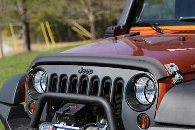 Bug Deflector, Matte Black; 07-16 Jeep Wrangler JK Bug Deflector, Matte Black; 07-16 Jeep Wrangler JK
