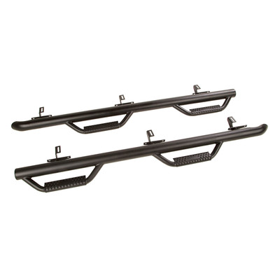 Spartan Nerf Bar Kit, Textured Black; 07-18 Jeep Wrangler JKU, 4 Door
