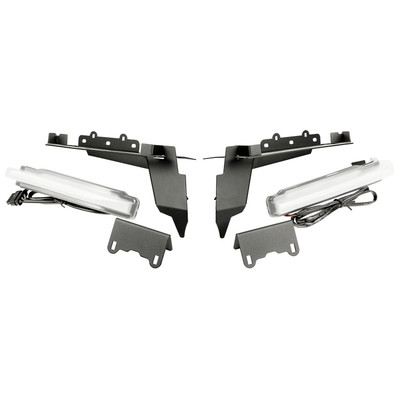 Chop Brackets, With DRL Set, Frt; 18-21 JL Rubico