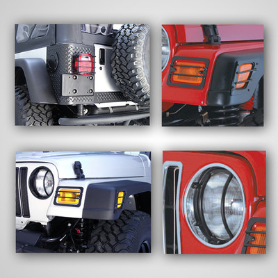 Euro Guard Light Kit; 97-06 Jeep Wrangler TJ Euro Guard Light Kit; 97-06 Jeep Wrangler TJ