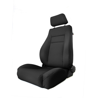 Ultra Front Seat, Reclinable, Black; 84-01 Jeep Cherokee XJ