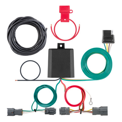 CURT Custom Wiring Harness, 4-Way Flat Output, Select Kia Sorento - 56328