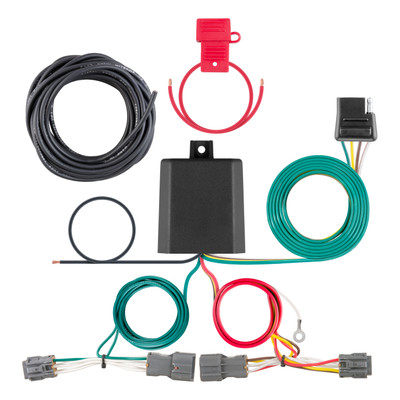 CURT Custom Wiring Harness, 4-Way Flat Output, Select Hyundai Tucson - 56348