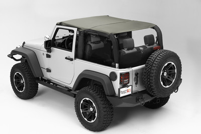 Pocket Island Topper, Khaki Diamond; 10-16 Jeep Wrangler JK