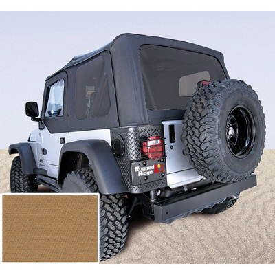 Soft Top, Door Skins, Spice, Tinted Windows; 97-02 Jeep Wrangler TJ