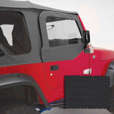 Door Skins, Black Diamond; 97-06 Jeep Wrangler TJ