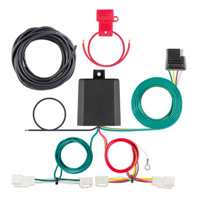 CURT Custom Wiring Harness, 4-Way Flat Output, Select Toyota RAV4 - 56434