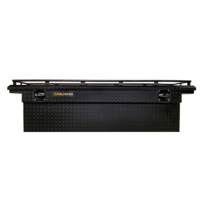 71in Low Profile Crossover Truck Tool Box with Rail - Deep - Matte Black KS71LPRLMB