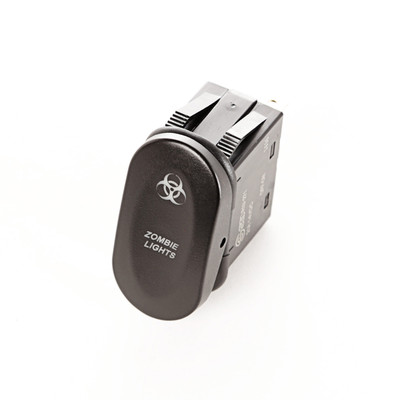 Rocker Switch, 2 Position, Light Bar Lights, Amber-17235.10