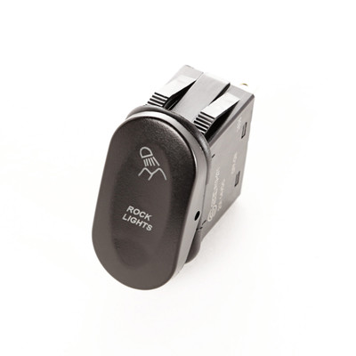Rocker Switch, 2 Position, Light Bar Lights, Amber-17235.10