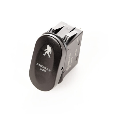 Rocker Switch, 2 Position, Light Bar Lights, Amber-17235.10
