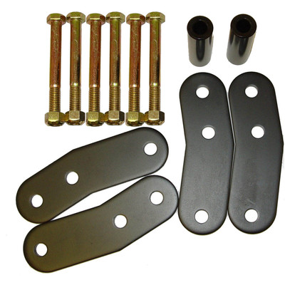 HD Rear Leaf Spring Shackles, 1 Inch Lift; 87-95 Jeep Wrangler YJ