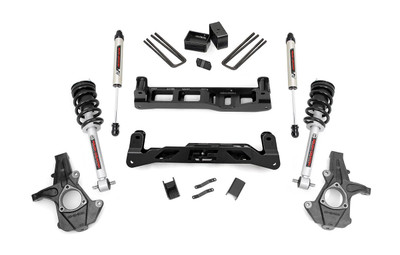 5in GM Suspension Lift Kit w/V2 Shocks & Struts (14-17 1500 PU 2WD | Cast Steel) 24771