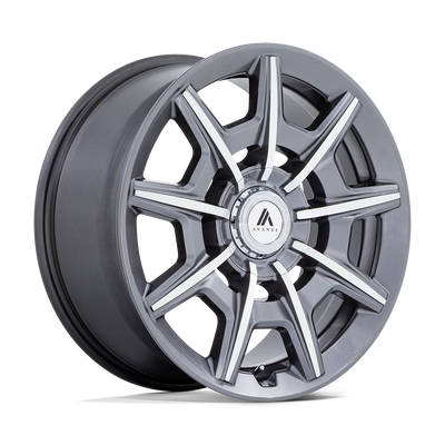 Asanti Black ABL-41 ESQUIRE 22X10.5 GLOSS ANTHRACITE BRIGHT MACHINED 5X115/120 - AB041AD22052018