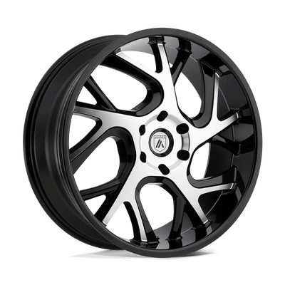 Asanti Black ABL-16 26X10 GLOSS BLACK MACHINED 6X135 - ABL16-26106330MS