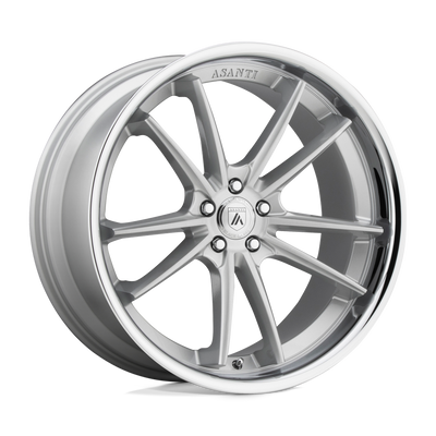 Asanti Black ABL-23 SIGMA 20X9 BRUSHED SILVER CHROME LIP 5X112 - ABL23-20905635SL