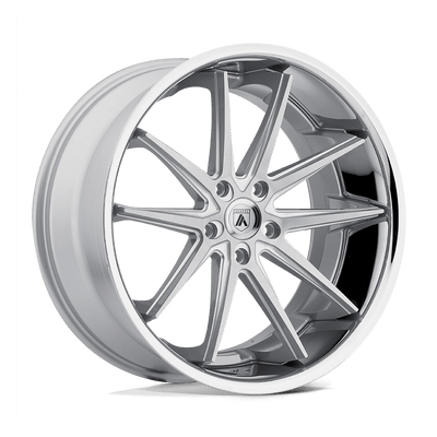 Asanti Black ABL-5 ALTAIR 20X10 SILVER MACHINED SS LIP BLANK - ABL5-20100015SL