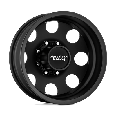 American Racing AR204 BAJA DUALLY 16X6 SATIN BLACK - REAR 8X170 - AR204660877134N
