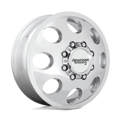 American Racing AR204 BAJA DUALLY 17X6 POLISHED - FRONT 8X6.5 - AR204760901111