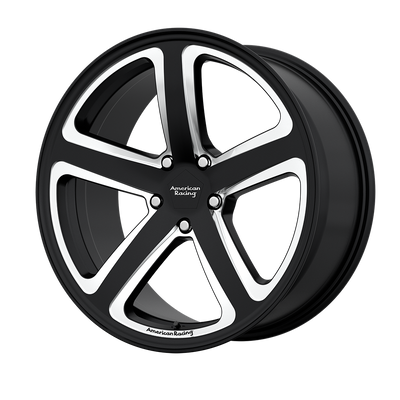 American Racing AR922 HOT LAP 18X8 SATIN BLACK MILLED 5X115 - AR92288015938