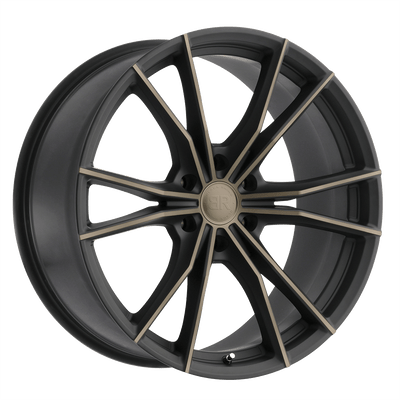 Black Rhino ZION 20X9 MATTE BLACK W/ MACHINED FACE & DARK MATTE TINT 6X5.5 - 2090ZON006140M12