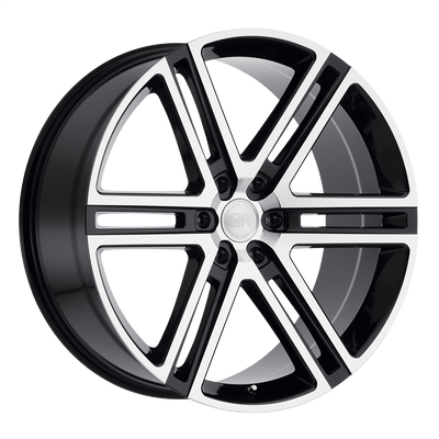 Black Rhino TIMBVATI 20X9.5 GLOSS BLACK W/ MIRROR CUT FACE 6X120 - 2095TBV306120B67