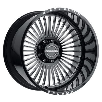 Black Rhino HORUS 22X14 GLOSS BLACK W/ MILLED SPOKES 8X180 - 2214HRS-68180B25 Black Rhino HORUS 22X14 GLOSS BLACK W/ MILLED SPOKES 8X180 - 2214HRS-68180B25