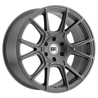 Black Rhino MALA 24X10 MATTE GUNMETAL 5X5.5 - 2410MLA255140G78